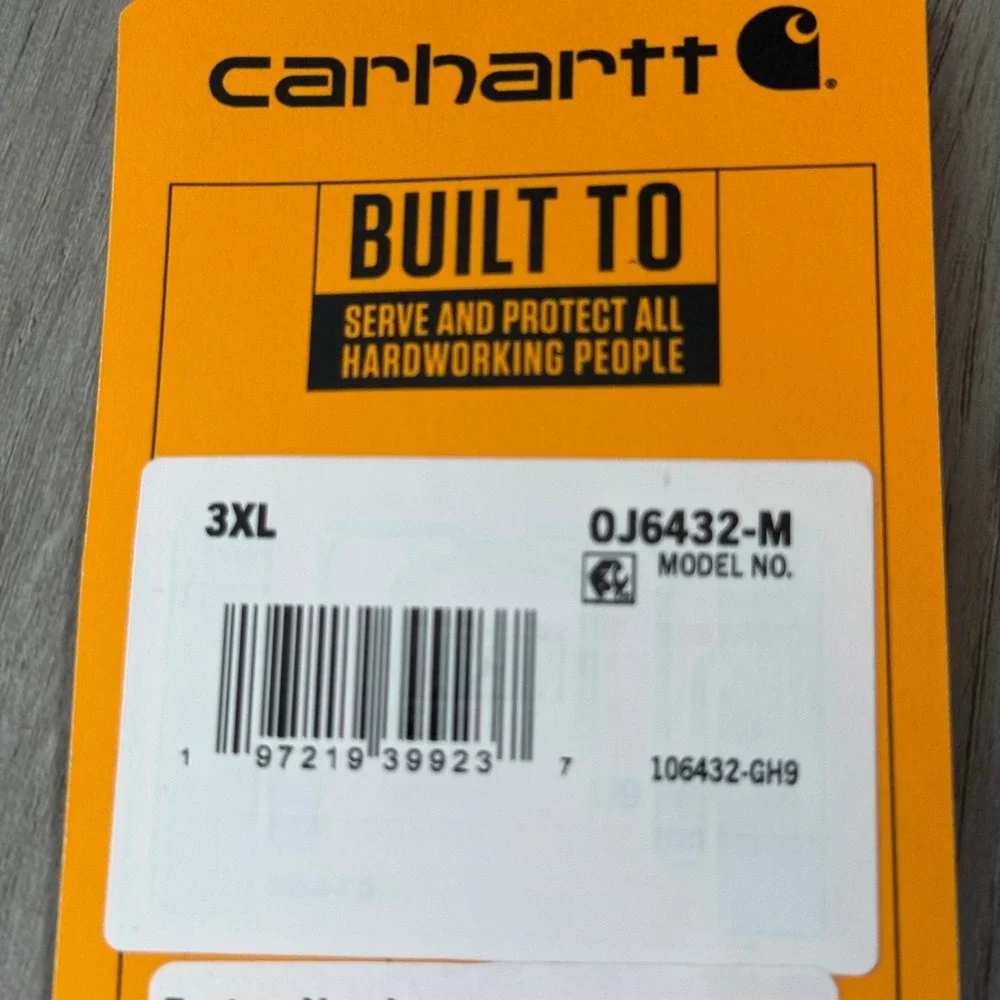 Carhartt Montana Duck Ervins Jacket Green 3XL Reg OJ6432-M NWT